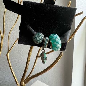Pandora Blue Charm Set